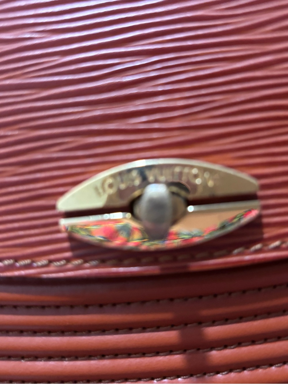 Louis Vuitton Brown Presboroug Epi Leather Shoulder Bag - Picture 8 of 8